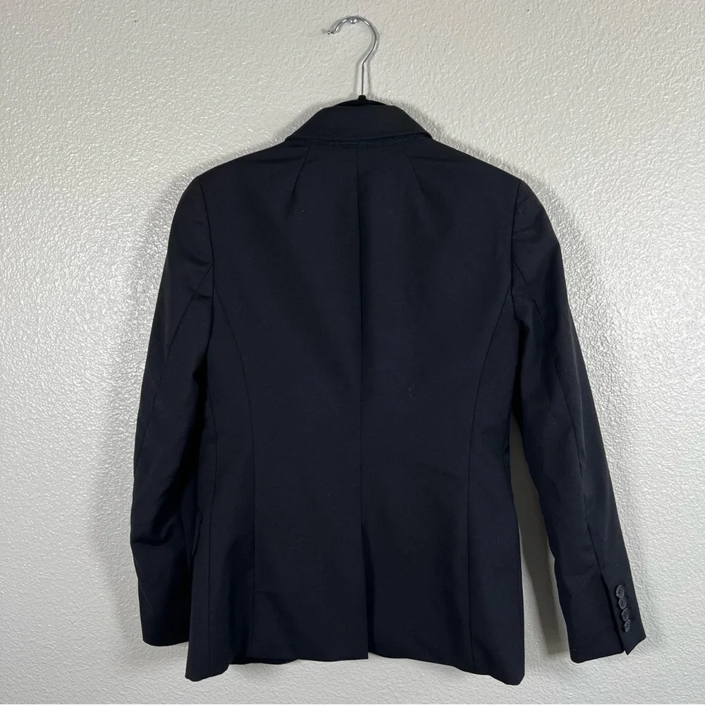 J. Crew Women's‎ Black Two-Button Wool Blazer 00 Petite